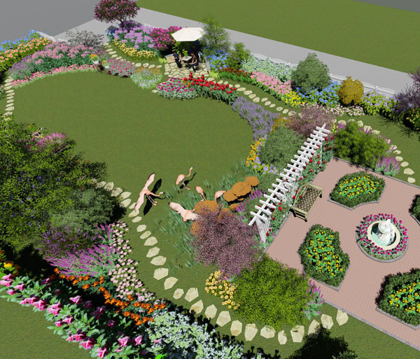 苏州锦鲤场展示区规划设计案例效果图