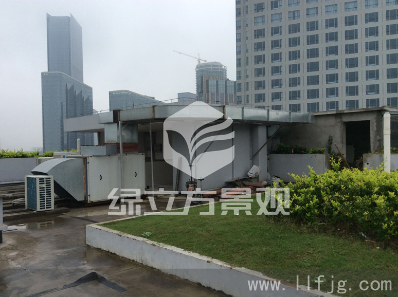 屋顶花园设计，露台花园设计，空中花园设计，露台花园景观设计，屋顶花园施工实景