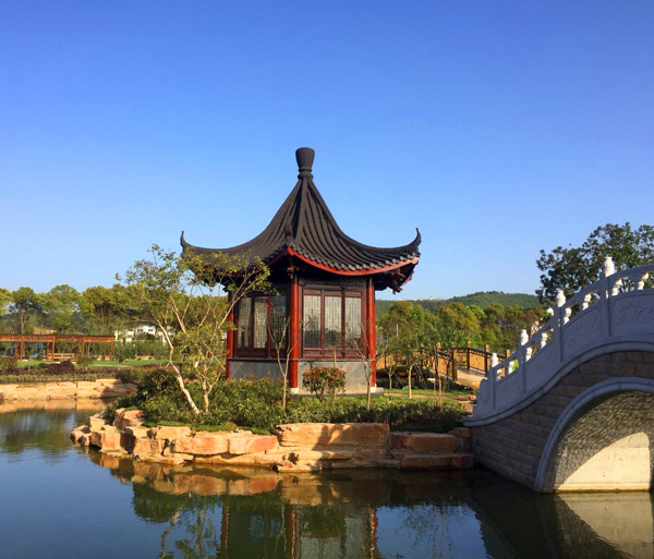 常州自建别墅花园设计施工下(欧式、中式会所景观)