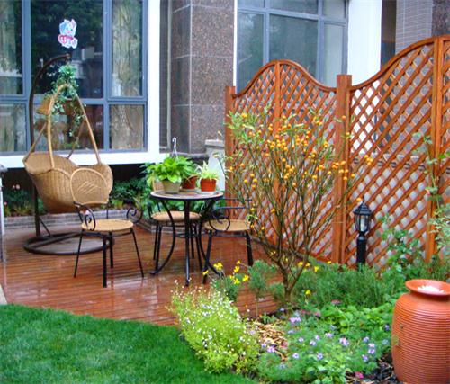 苏州园区星湖国际庭院设计实景