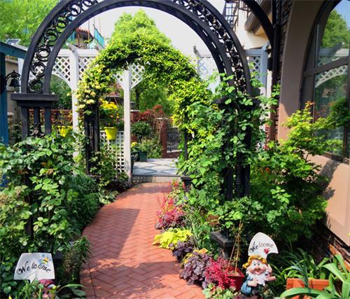 苏州园区雍景湾别墅美式花园设计案例实景