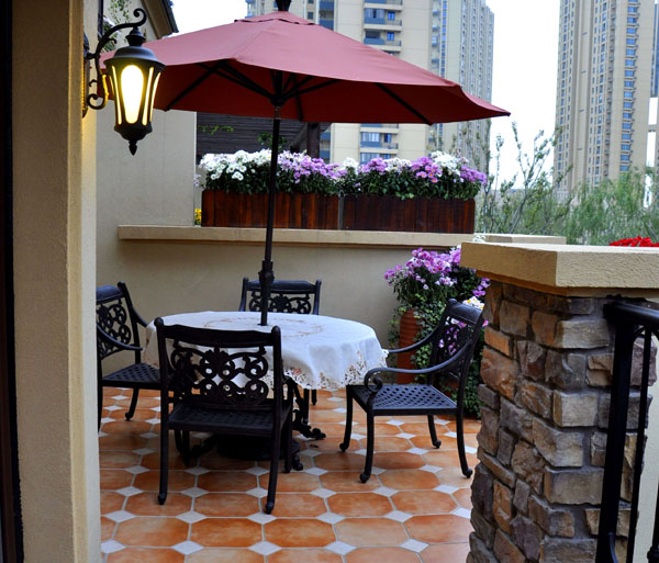 太仓小露台设计方案实景