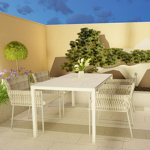 苏州小庭院花园设计—中信森林湖别墅庭院景观设计