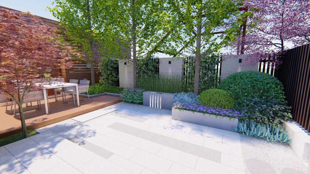 庭院景观设计 花园景观设计方案 庭院景观方案 院子设计 院子规划 花境设计