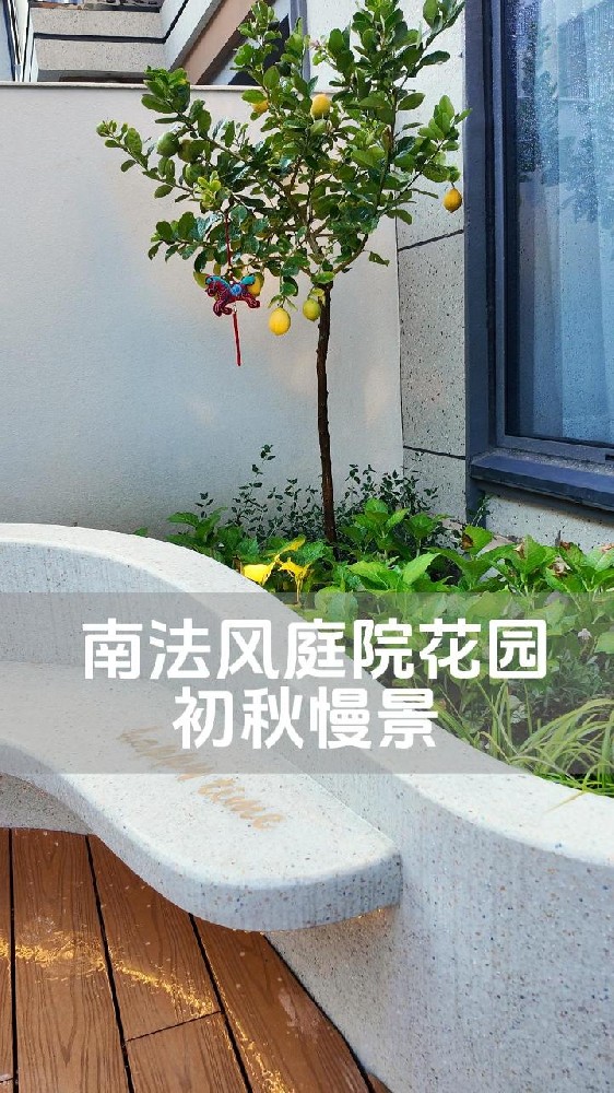 南法风庭院花园 初秋慢景